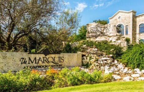 outdoor signage for Marquis at Caprock Canyon in TX